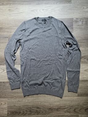 New Look Men's Crewneck Sweater in Gray